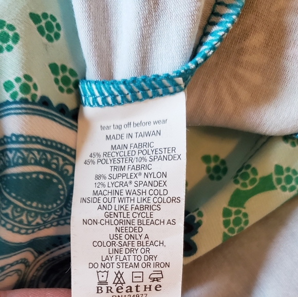 Prana Impress Dress Teal Garden Size M NWT - Picture 6 of 6